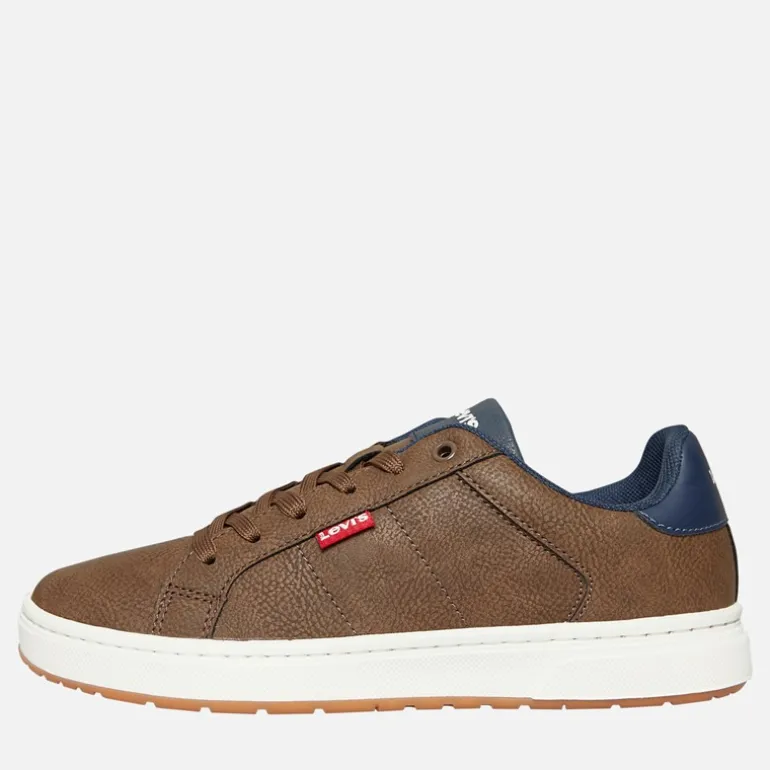 Junior Piper Sneakers Mørkebrun Navy 2241