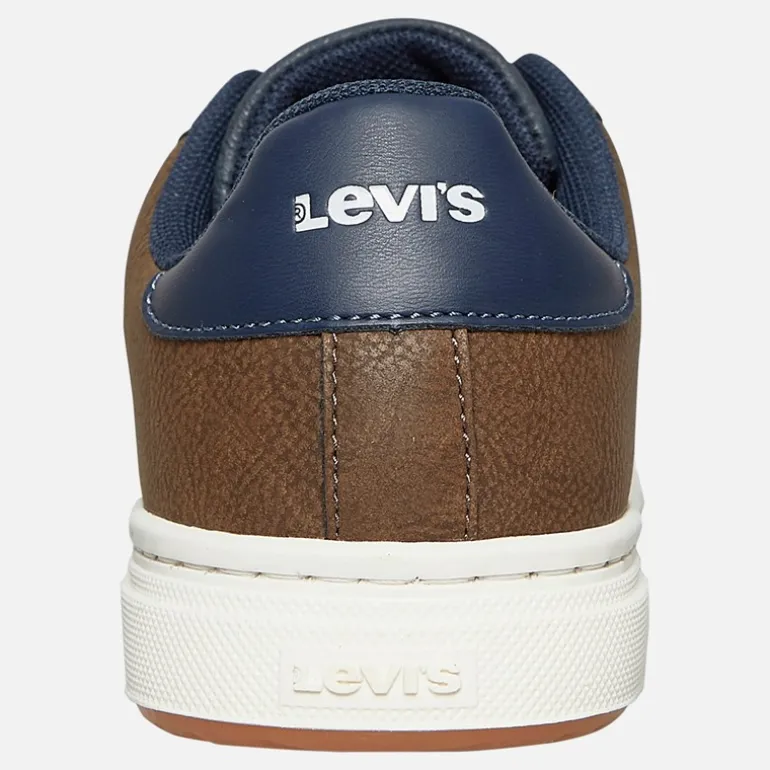 Junior Piper Sneakers Mørkebrun Navy 2241