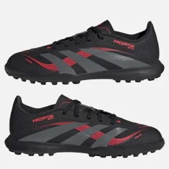 Junior Predator League Stealth Victory Pack TF Astro Fodboldstøvler Core Black/​Grey Four/​Solar Red
