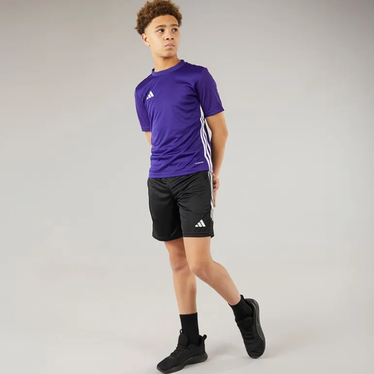 Junior Tabela 23 T-shirt Team College Purple/Hvid