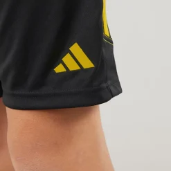 Junior Tiro 23 Club Shorts Sort/Bright Yellow