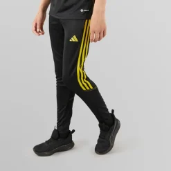 Junior Tiro 23 Club Træningsbukser Sort/​Bright Yellow