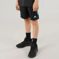 Junior Tiro 23 Club Trænings Shorts Sort/​Preloved Blue