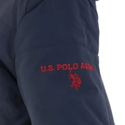 Klassisk Parka Frakke til Drenge med Pels Kant Blå