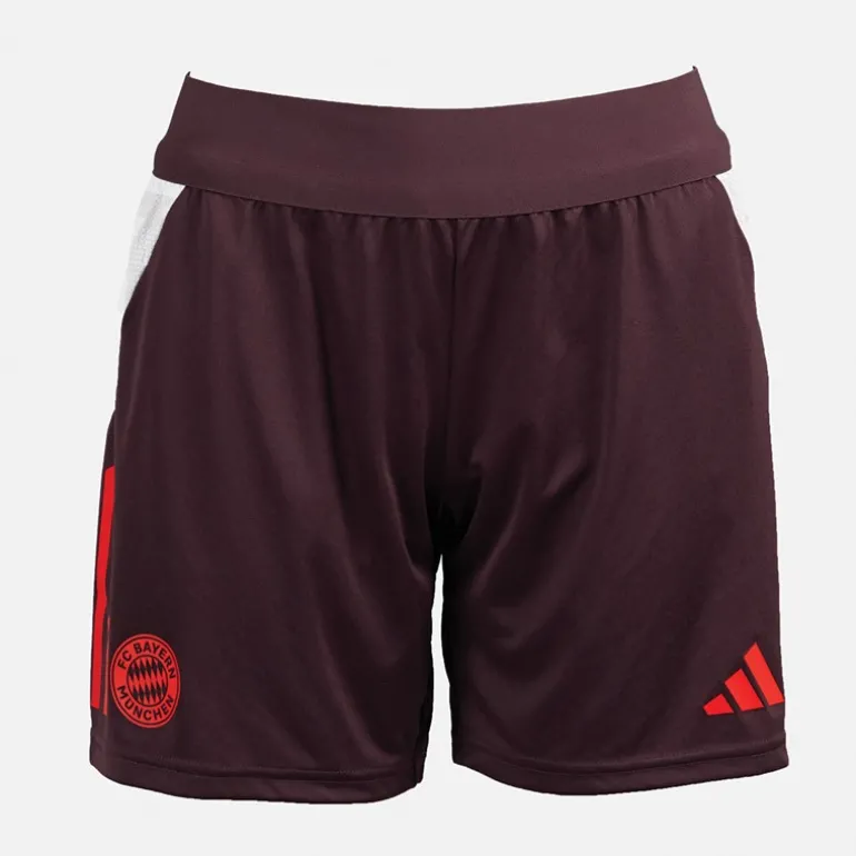 Kvinder FCB FC Bayern München træningsshorts Shadow Maroon/Rød