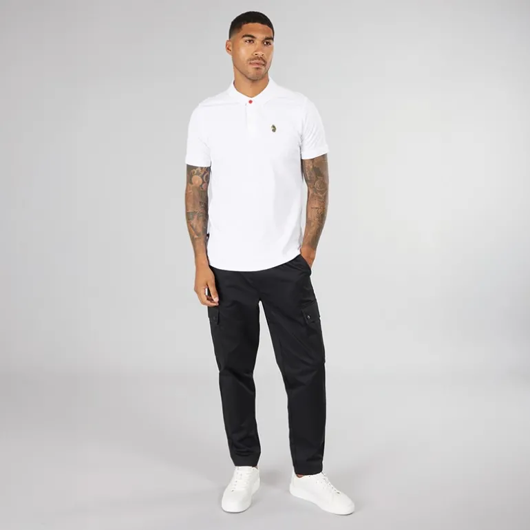 Luke 1977 Herre Williams Polo T-shirt White B