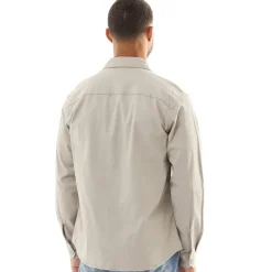 Mænd Dave Stretch Overshirt Spøgelsesgrå