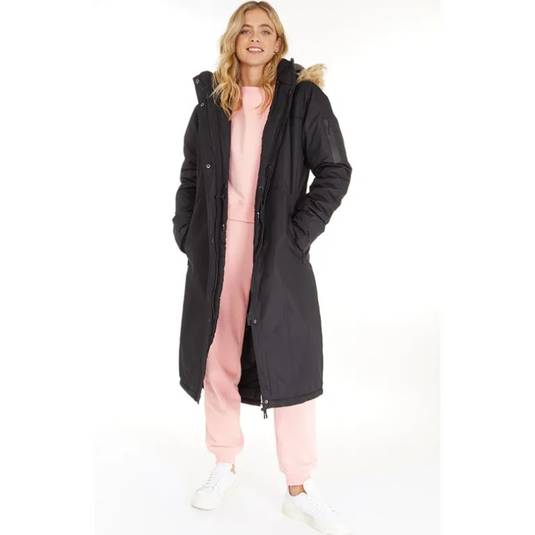 Parka Jakke Skylar Sort til Kvinder