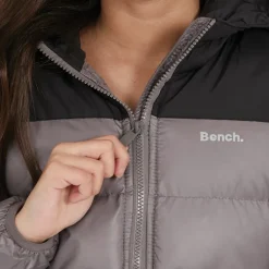 Pigejakke Kaylee Antracit/​Sort