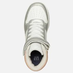 Piger Boston Mid Træningssko Hvid Sølv Rose