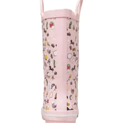 Piger Childrens Starryton Unicorn Printed Wellington Gummistøvler Lyserød