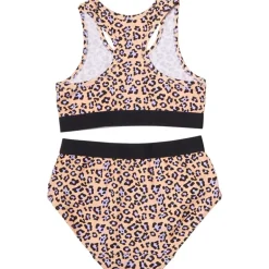 Piger Crop Top Og Briefs Sæt Peach/​Camo