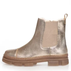 Piger Flotte Lave Støvler 012 Guld Metallic