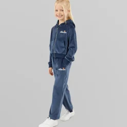 Piger Hazel Velour Hættetrøje Og Joggers Navy