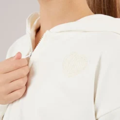 Piger Hættetrøje Cream White