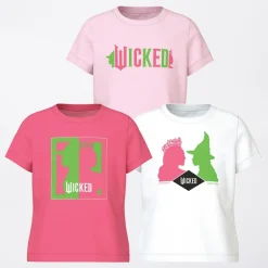 Piger Kymin Tre Pakke T-Shirts Camilla/​Bright White/​Ballerina