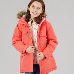 Piger Larission Isoleret Vandtæt Parka Soft Orange