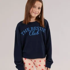Piger Linsey Sweatshirt Navy Blazer The Bestie Club