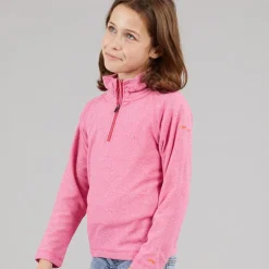 Piger Meadows 1/​2 lynlås fleece lyserød dame