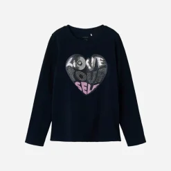 Piger Plamulla Top Dark Sapphire