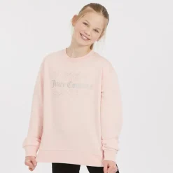 Piger Rundhals Trøje Jordbær Creme