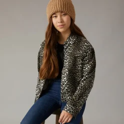 Piger Sandra-Lumi Printed Lette jakker Sort