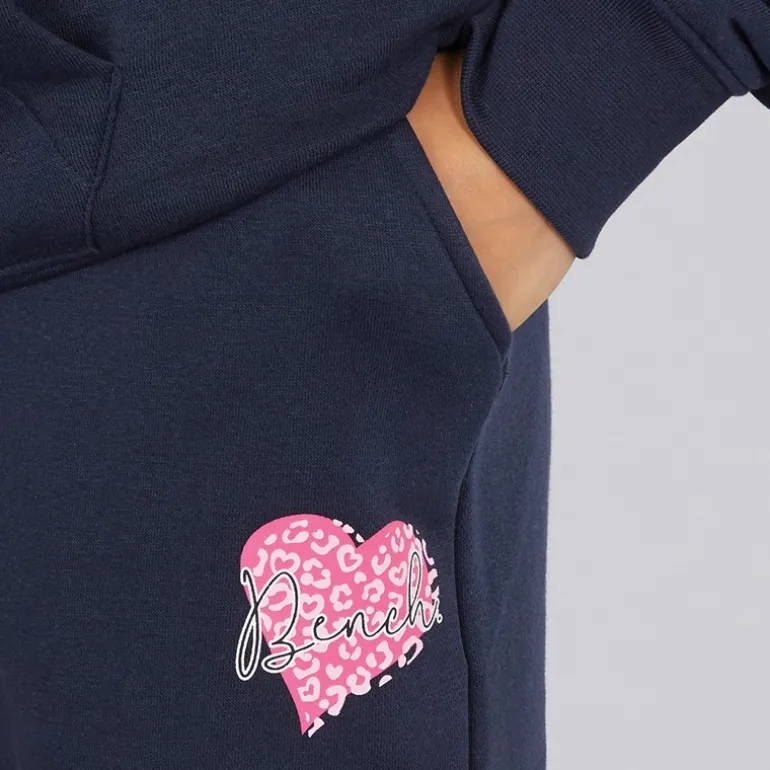 Piger Srean Hættetrøje Og Joggingbukser Træningsdragt Navy