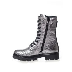 Piger Støvler Glansfulde Piger 105 Metal Sølv