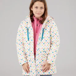 Piger Suzee Paraply Vatteret Hætte Jakke Multi