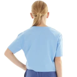 Piger T-shirt Boxy i Tonen Della Robbia Blå