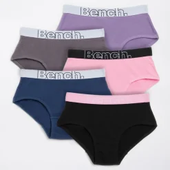 Piger Tulip Fem-pak Trusser Antracit/​Pink/​Marineblå/​Sort/​Lilla