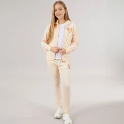 Piger Velour Træningssæt Shell