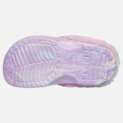 spædBørn Piger Sligo Fur Foret Træsko Lilla /​ Multi