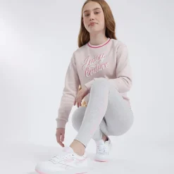 Sæt med Sweatshirt og Leggings til Piger Jordbær Creme