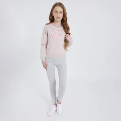 Sæt med Sweatshirt og Leggings til Piger Jordbær Creme