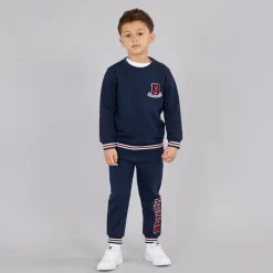 Sæt med Sweatshorter og Joggingbukser til Drenge Marineblå