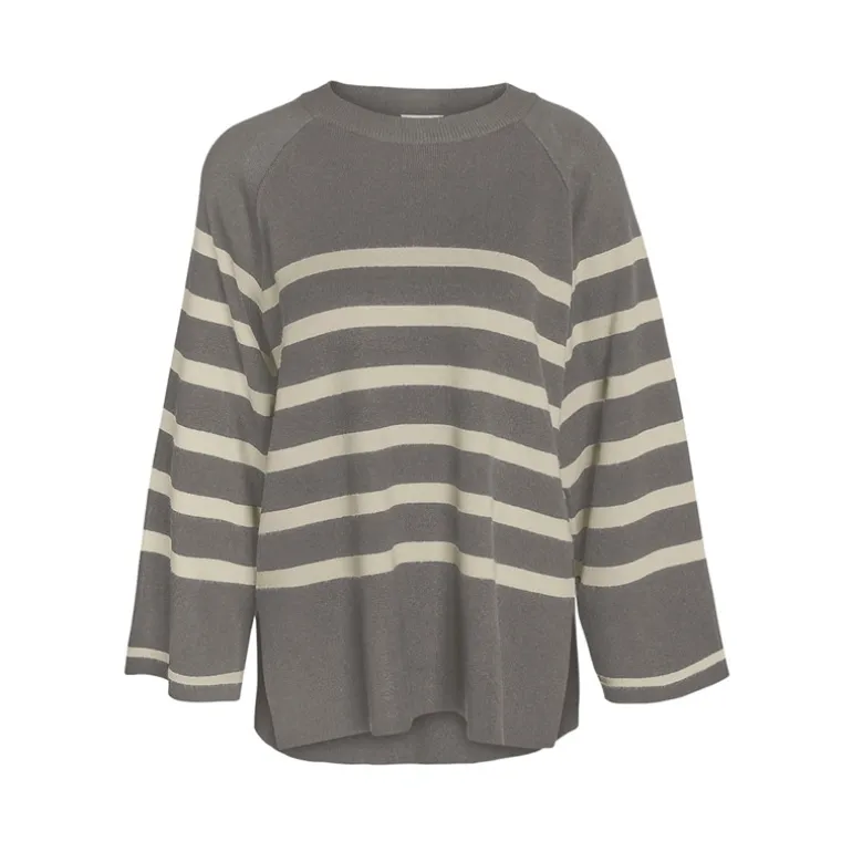 Strikket Trøje til Kvinder Fifi Antracitgrå