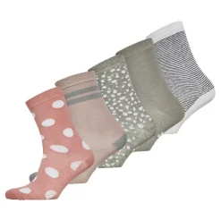 Strømper til Kvinder Kobber 5-pakke Multi