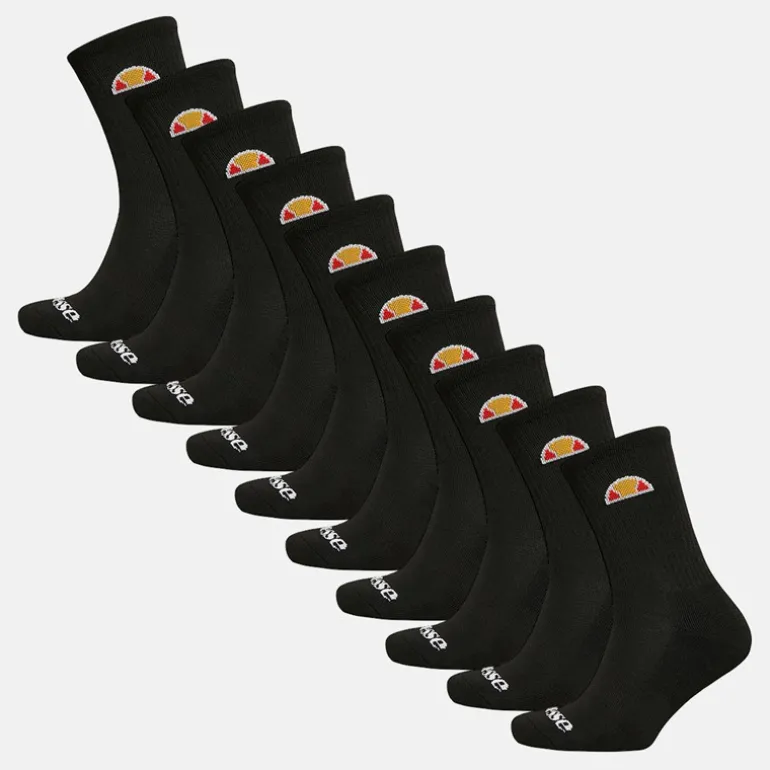 Ti Pak Crew Sokker Sort