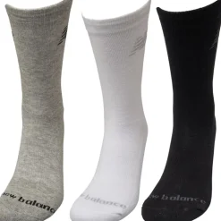 Tre par pudeforstærkede strømper Sort/​Grå/​Hvid
