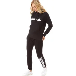 Træningsdragt med hætte til kvinder Tilda Sort