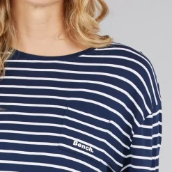 T-shirt Nouria Blå/​Hvid Stribet til Kvinder