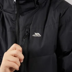 Vandtæt Paddet Hættejakke til Drenge Figo Sort