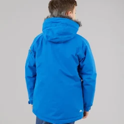 Vinterjakke med isolering og vandtæt overflade til Drenge Junior Holsey Elektrisk Blå