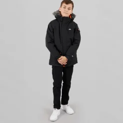 Vinterjakke til Drenge Holsey Vandafvisende Isoleret Sort